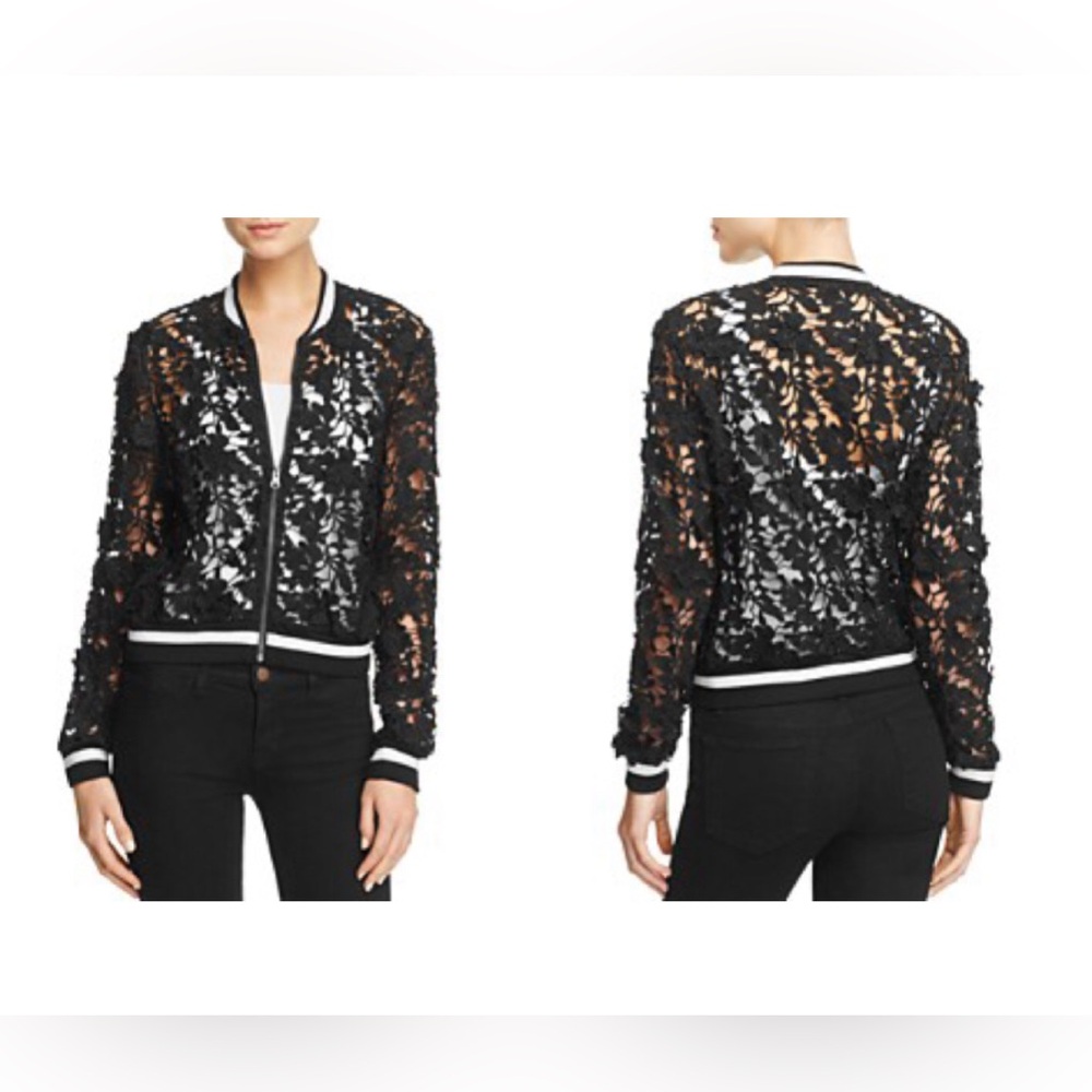 Cutout bomber jacket
